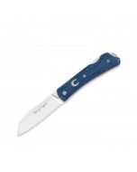 Nieto Horseshoof knife with blue mikarta jute handle and 8,2 cm blade