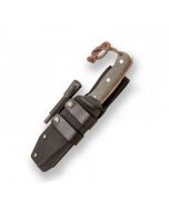 Joker Nomad Micarta Green kydex sheath and flint