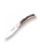 Joker Becada Pocket knife with stag horn handle and button lock