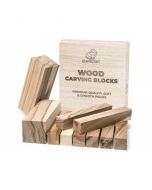 Set of 10 European walnut wood blocks Beavercraft