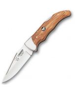 Cudeman Olive Wood Hunting Pocket Knife 308-L