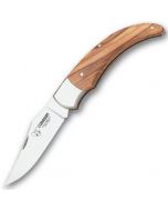 Cudeman Small Olive Wood Hunting Pocket Knife 413-L