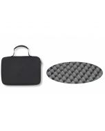 case for 2 pistols made of semi-rigid nylon in black color