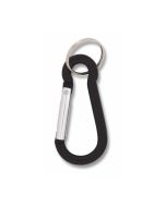 Carabiner 6 cm. BLACK. Blister: 12 u.