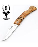 Muela Natural Coral Wood Hunting Knife JABALI-17R | 6.69