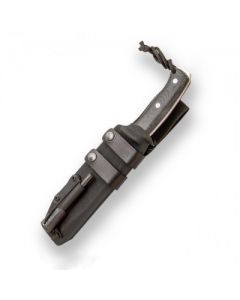 Joker Nomad black micarta handle 16,5cm blade with Kydex sheath and flint