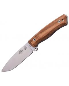 J&V CDA Bushcraft Knife Selvan Flat grind version With Olive Wood Handle