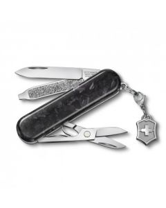 Classic SD Brilliant Carbon Swiss pocket Knife with 5 functions