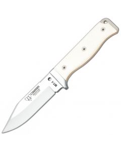 Cudeman Survival Knife MT-1 with Böhler blade white micarta and Kydex sheath 295-B-K