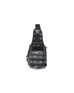 black python shoulder bag 4 Liters made by nylon 