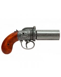 6 barrels Pepper-box revolver, England 1840 | DENIX