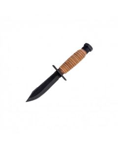 Air Force Survival Knife with Leather Handle Tactical Knife 