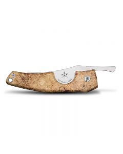 Cutting cigars in style with LE PETIT Acacia Burl  | Cigar Cutter |  Les Fines Lames