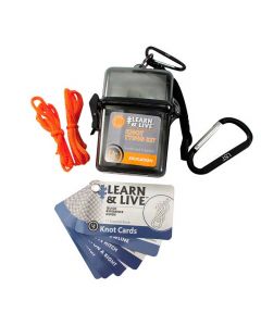 UST Knot Tying Kit | Pro-Knot Best Rope Knot Cards, Two Practice Cords, and a Carabiner | Gift Ideas