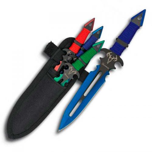 Rainbow knife set deals