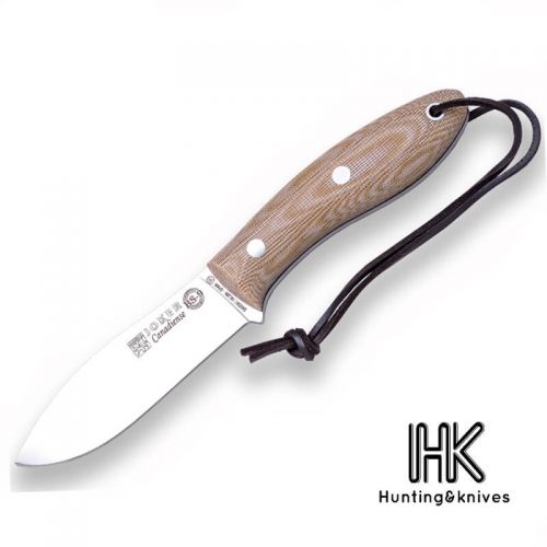 BSH5 Bushcraft Knife with Walnut handle and Leather Sheath