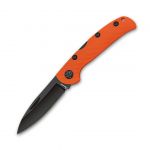 Pocket knife with orange nylon fiber handle Albainox