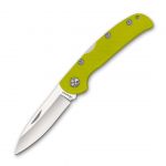 Pocket Knife with yellow nylon fiber handle